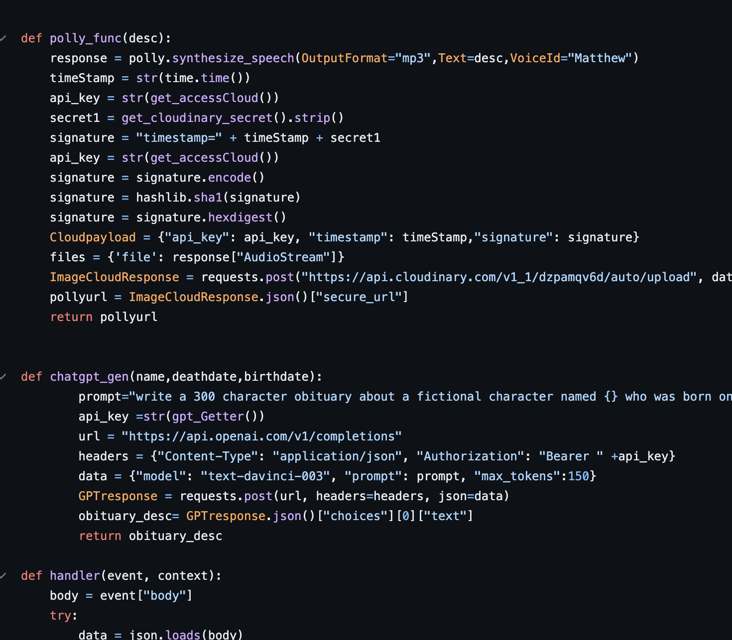 obituary backend